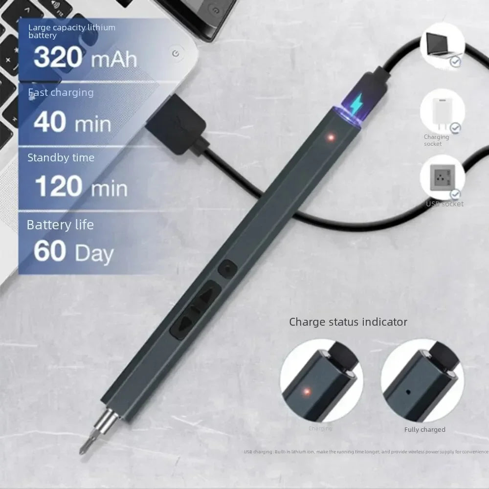 Rechargeable Cordless Electric Screwdriver Set 12-in-1 50-in-1 Electric Screwdriver Set Richie's