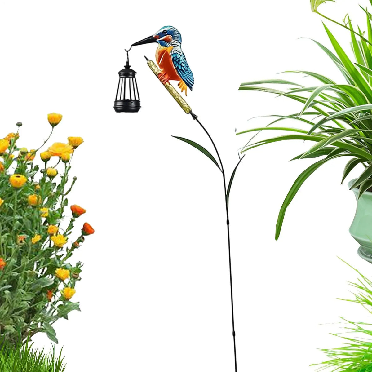 LED Solar Kingfisher Garden Statue – Waterproof Outdoor Light Solar Garden Statue Richie's Default Title