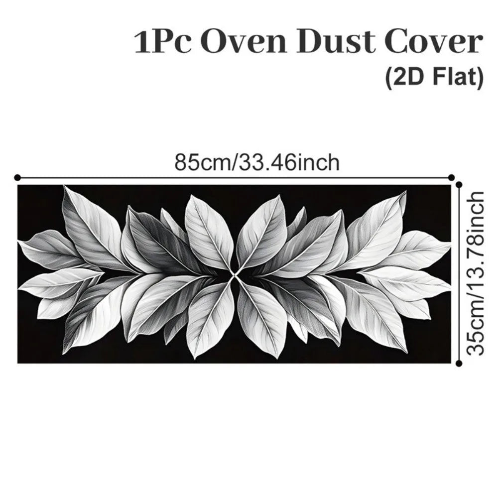 Microwave Oven Dust Cover 85x35cm Oil-Proof Washable Polyester Appliance Dust Cover Richie's 1