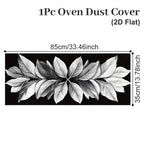 Microwave Oven Dust Cover 85x35cm Oil-Proof Washable Polyester Appliance Dust Cover Richie's 1