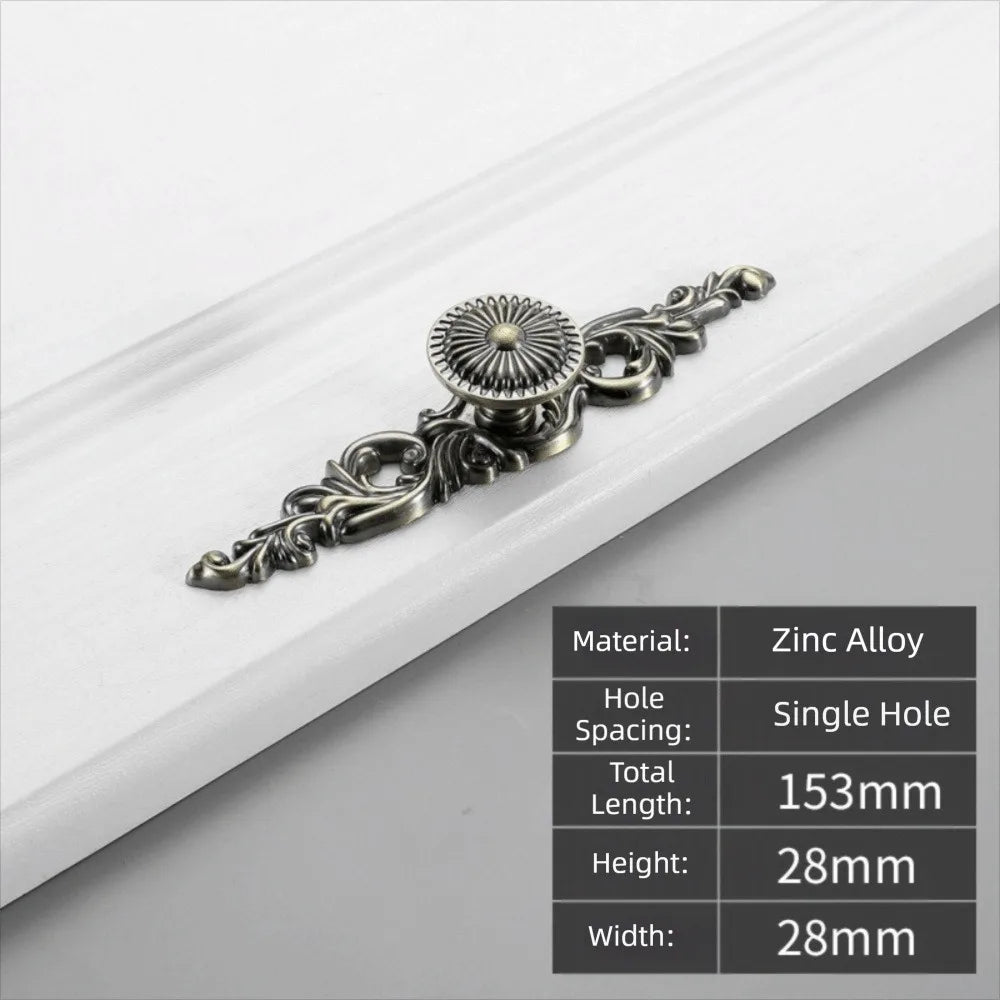 Zinc Alloy Cabinet Handles Antique Bronze Drawer Pulls Cabinet Drawer Pulls Richie's Style-9