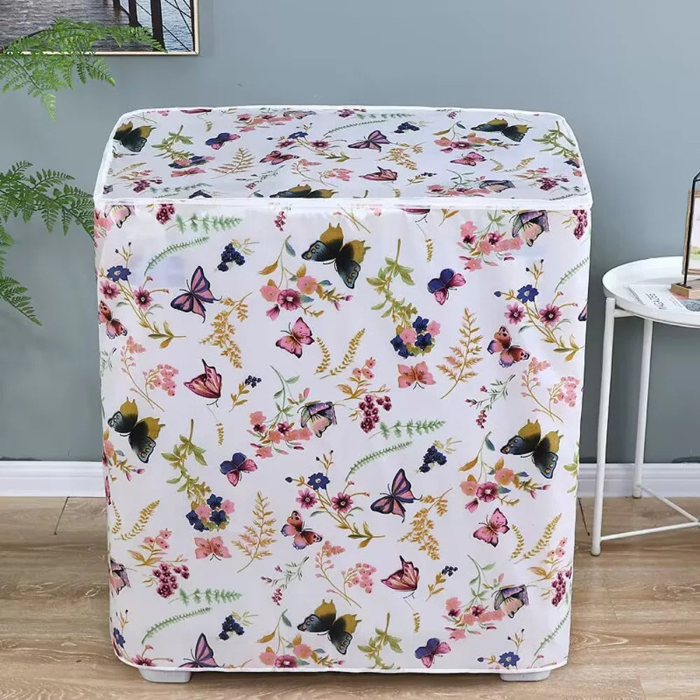 Semi-Automatic Washing Machine Cover – Waterproof & Dustproof Appliance Cover Richie's Butterfly