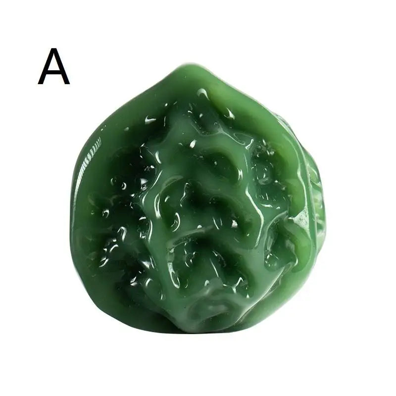 Handheld Glass Massage Ball 45mm – Jade-Look Hand Exercise Tool Hand Massage Ball Richie's A