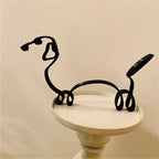 Chihuahua Wrought Iron Abstract Dog Figurine Sculpture Ornament Iron Dog Sculpture Richie's 2