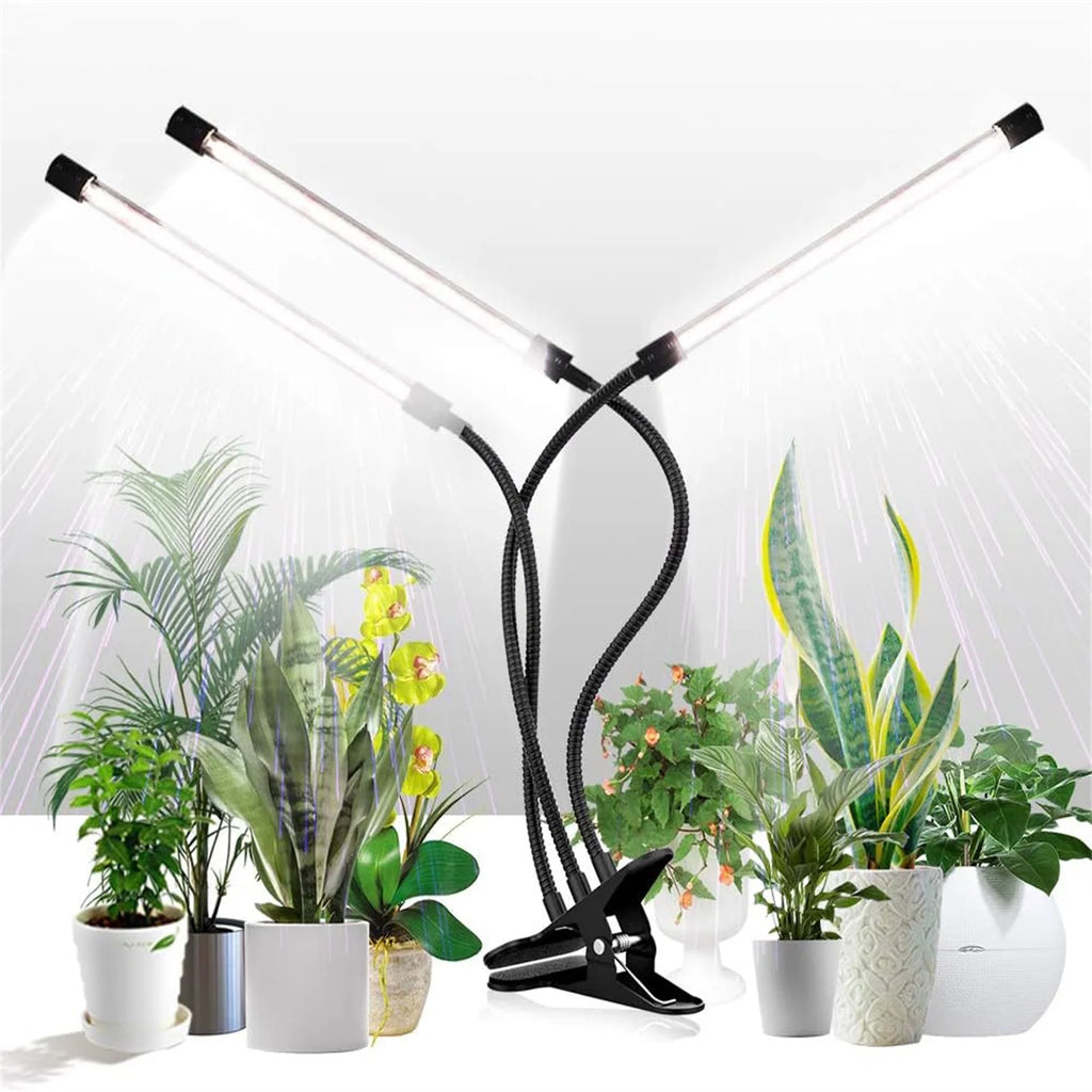KEBINCPLED USB Clip Plant Grow Light – Dimmable LED 2/3 Head LED Plant Grow Light Richie's