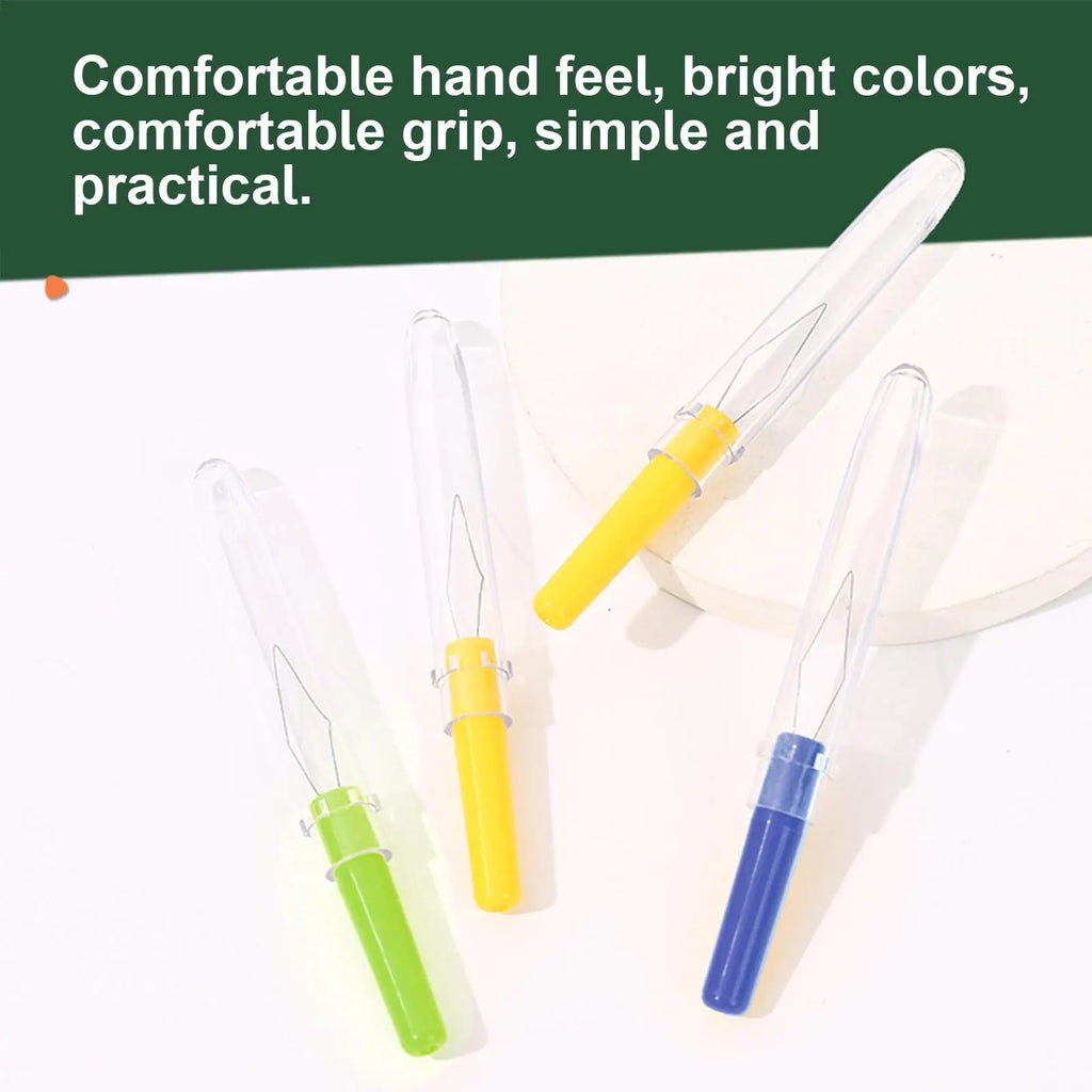 3-Pack Automatic Needle Threader with Cover | Sewing Tool Needle Threader Richie's
