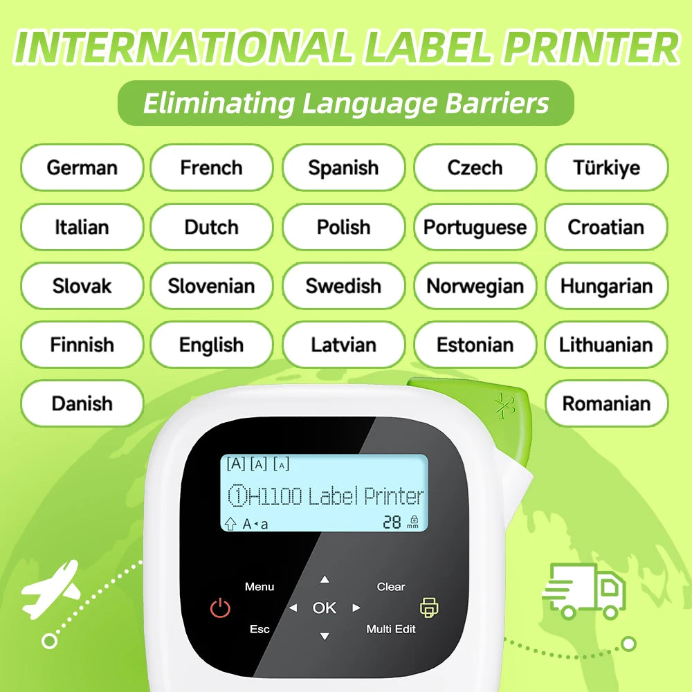 MarkDomain H1100 Handheld Label Maker | Backlit Inkless Printer Handheld Label Maker Richie's