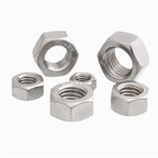 50pcs Stainless Steel UNC Hex Nuts – Sizes 2#-56 to 1/2-13 Stainless Steel Hex Nuts Richie's
