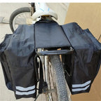 Bike Trunk Bag Double Side Rear Rack Cycling Bag – 600D Bicycle Trunk Bag Richie's black