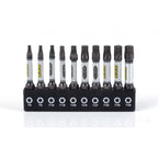 Binoax 50mm Magnetic Screwdriver Bit Set – Torx Hex Phillips Screwdriver Bit Set Richie's TORX Set