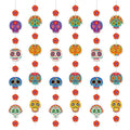 Day of the Dead Skull Garland Banner | Día de Muertos Décor Party Garland Décor Richie's 6pcs