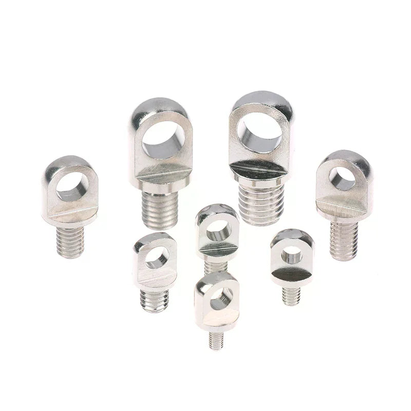 Brass Eye Bolts & Stud Nuts Set M3–M10 | 3Pcs Lifting Eye Screws Eye Bolt Set Richie's