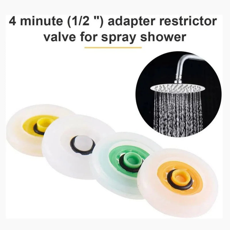 4-Pack Shower Flow Restrictor Set – Water Saving 4–9L/min Shower Flow Restrictor Richie's