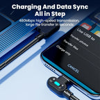 100W USB-C Fast Charging Cable 90° Elbow with LED | 0.25m/1m USB-C Charging Cable Richie's