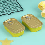 2-Pack Mini Rectangular Tin Box with Pull Ring Lid | Storage Mini Tin Storage Box Richie's A1