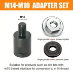 M10 to M14 Angle Grinder Thread Adapter – High Speed Steel Grinder Thread Adapter Richie's
