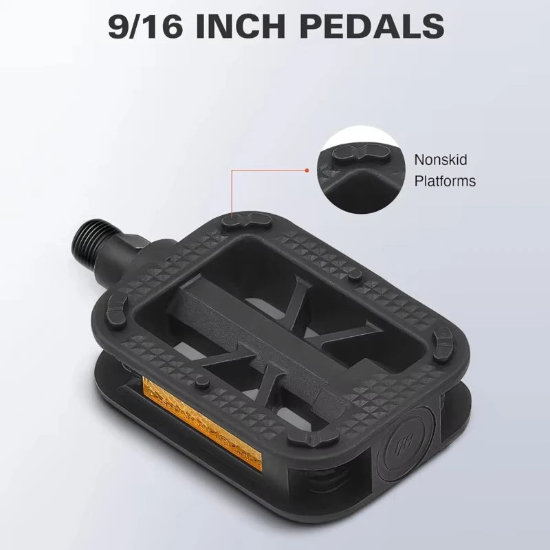 Universal Bike Pedals with Reflector – Mountain, Road & eBike Bicycle Pedals Richie's