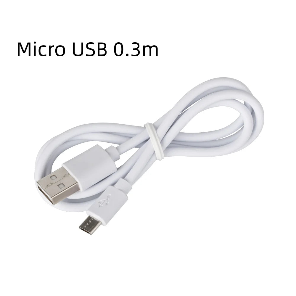 2-in-1 USB-C Nylon Braided Fast Charging Cable – L-Elbow 1.2M USB Charging Cable Richie's Micro USB 0.3m