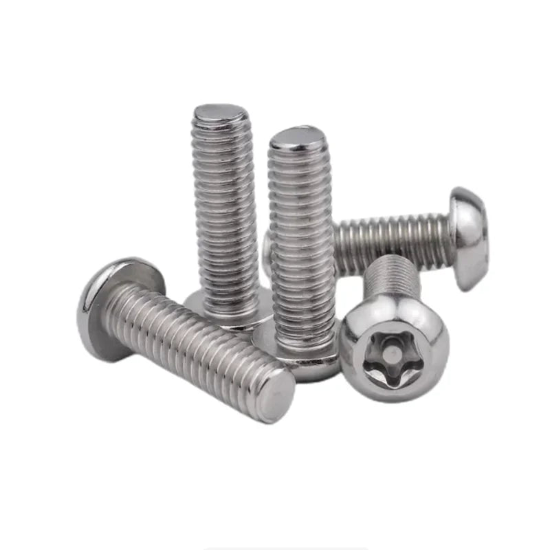 304 Stainless Torx Security Screws M2–M8 Pan Head Machine Bolt Security Machine Screws Richie's