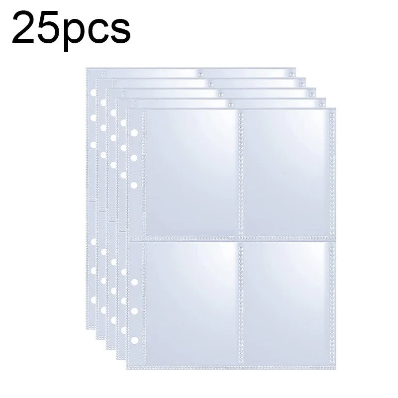 A5 Kpop Photocard Binder 25 Pages PU Leather Photo Album Photocard Binder Album Richie's 25Pcs placement page