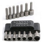 9/14 Pcs Hex Nut Driver Drill Bit Socket Set | 1/4" Shank Nut Driver Bit Set Richie's 14 PCS
