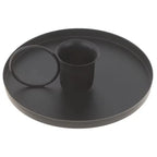 Vintage Metal Candle Holder with Handle | Iron Candlestick Stand Candle Holder Richie's Black