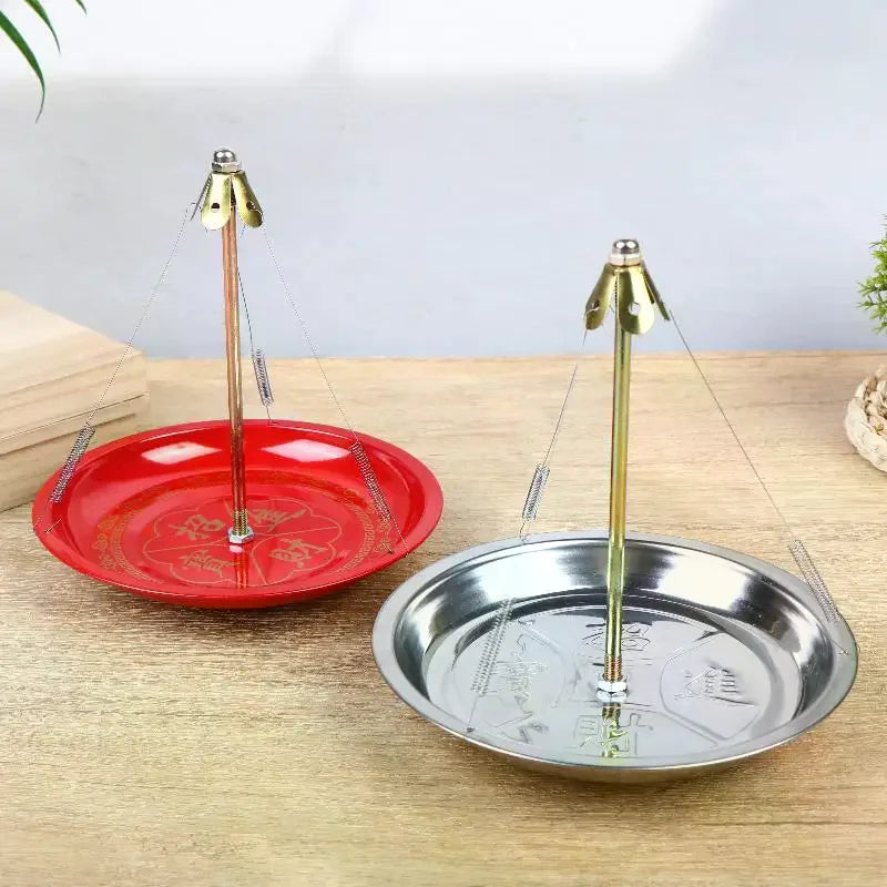Stainless Steel Coil Incense Burner & Ash Catcher Red Ring Rack Incense Burner Richie's