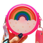 Kids Donut Round Crossbody Bag Rainbow Girls Shoulder Handbag Kids Crossbody Bag Richie's 9