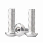 10PCS 304 Stainless Steel Round Head Hex Hollow Screws M2–M6 Hollow Machine Screws Richie's