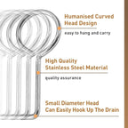 8-Piece Stainless Steel Drain Lifting Hook Key Set Drain Lifting Hook Richie's