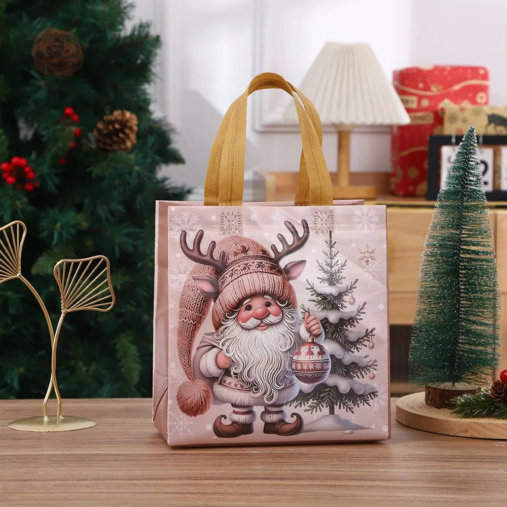 4-Pack Reusable Christmas Gift Tote Bags with Handles Christmas Gift Bags Richie's
