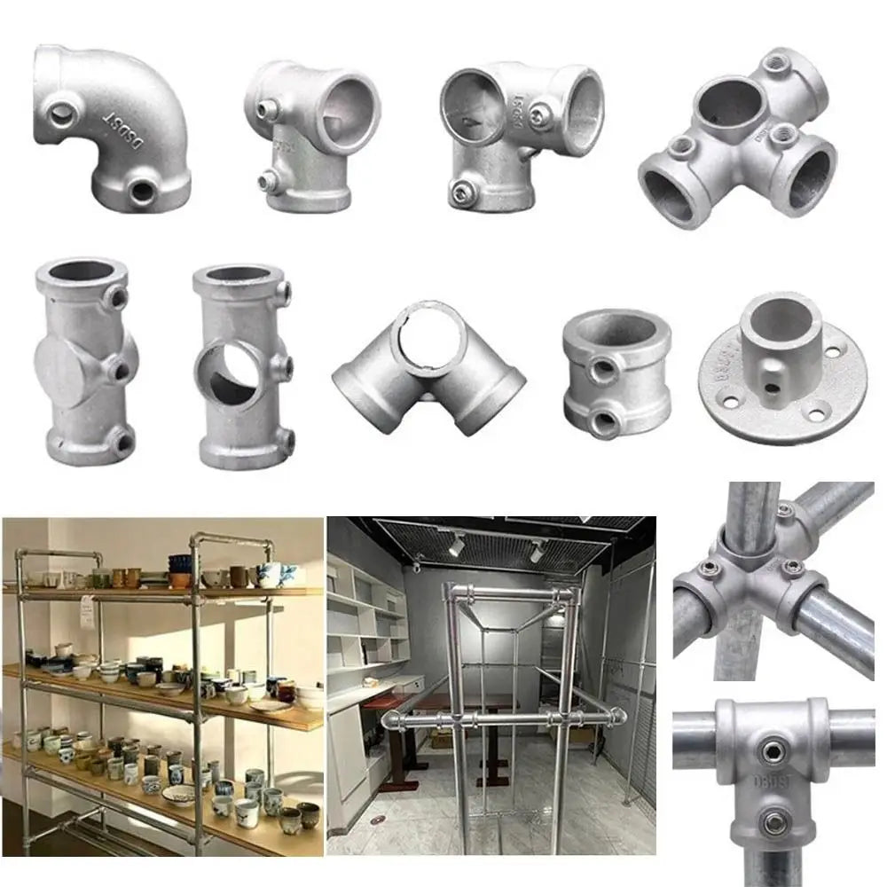 Aluminum Alloy Pipe Fitting Connector 1/2" & 3/4" Corner Elbow Pipe Fitting Connector Richie's