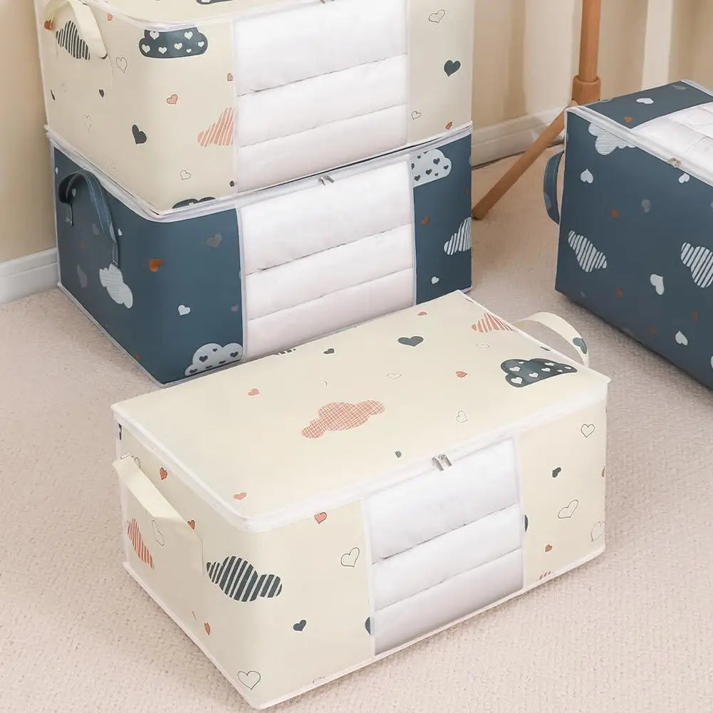 Quilt & Duvet Storage Bag – Moisture-Proof Closet Organizer Bedding Storage Bag Richie's