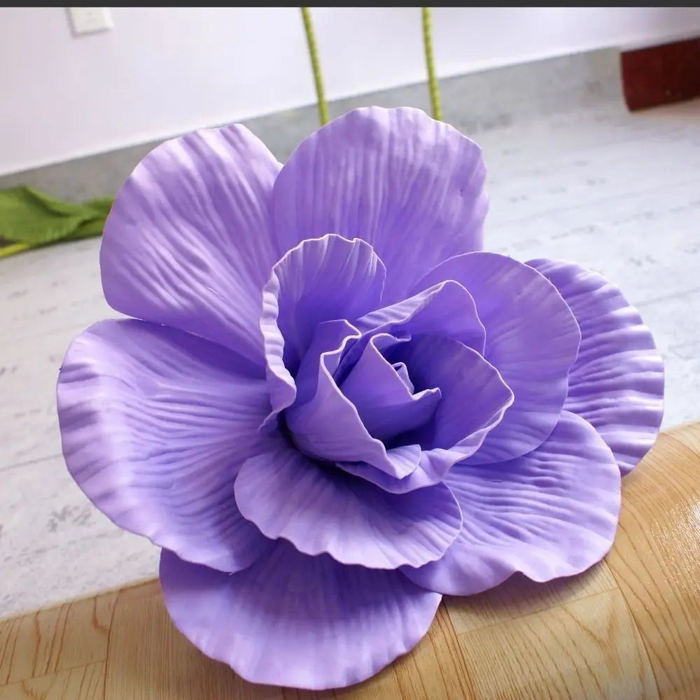 Giant 30cm Silk PE Foam Rose Artificial Flower Wedding Décor Artificial Flower Richie's purple-A