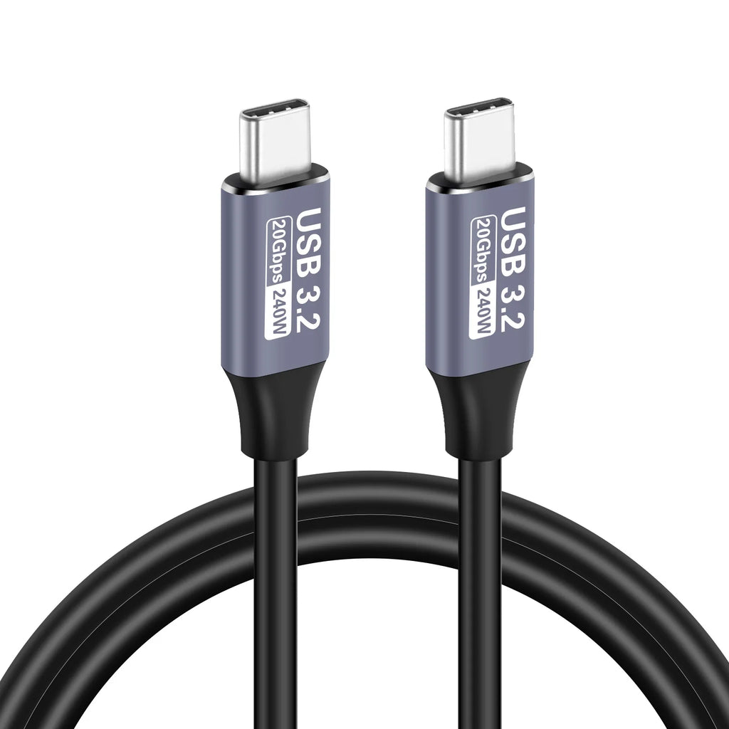 240W USB-C Cable 20Gbps 4K60Hz Fast Charging | FUCHU USB-C Cable Richie's 1m