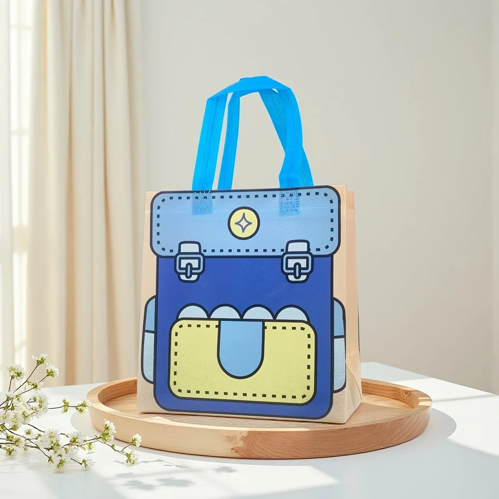 4 Pcs Cute Printed Party Tote Bags – Gifts for Any Occasion Party Gift Bag Richie's