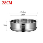 304 Stainless Steel Steamer Basket 16–32cm Food Steam Rack Steamer Basket Richie's 28cm