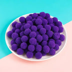 50Pcs Multicolored Polyester Pom Pom Balls – DIY Craft Supplies DIY Craft Pom Poms Richie's A11