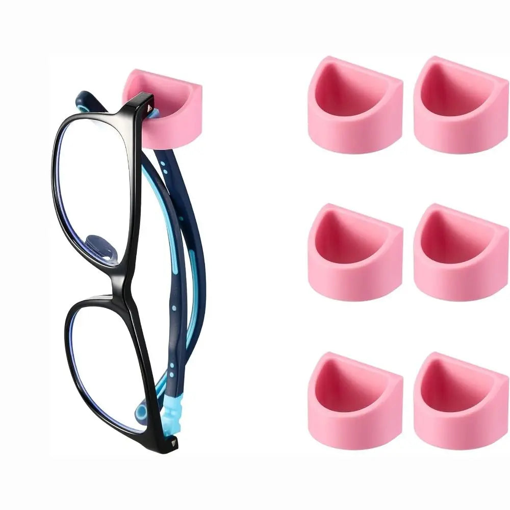 6-Pack Adhesive Glasses Holder Wall Mount Sunglass Organizer Glasses Organizer Richie's