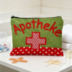 Travel Canvas Makeup & First Aid Pouch – Zipper Bag Travel Organizer Pouch Richie's