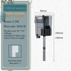 3-in-1 Wall-Mounted Waterfall Aquarium Filter – Silent Aquarium Filter Richie's XP-03B