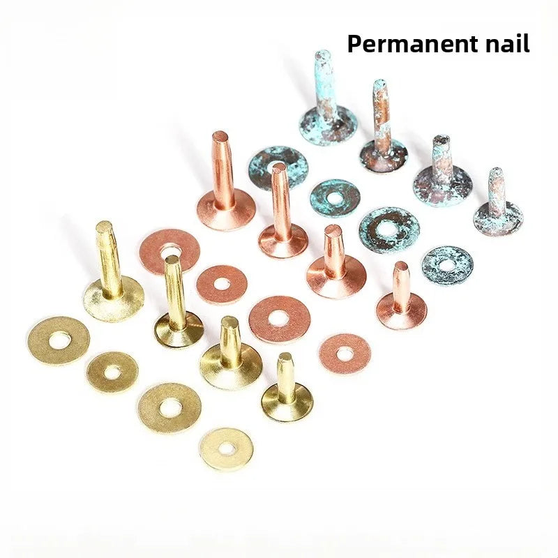 KANDE Copper Rivets 10 Pcs – Leather Belt Luggage Fasteners Copper Rivets Richie's