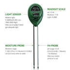 3-in-1 Soil Moisture, pH & Light Meter for Garden Plants Soil Moisture Meter Richie's