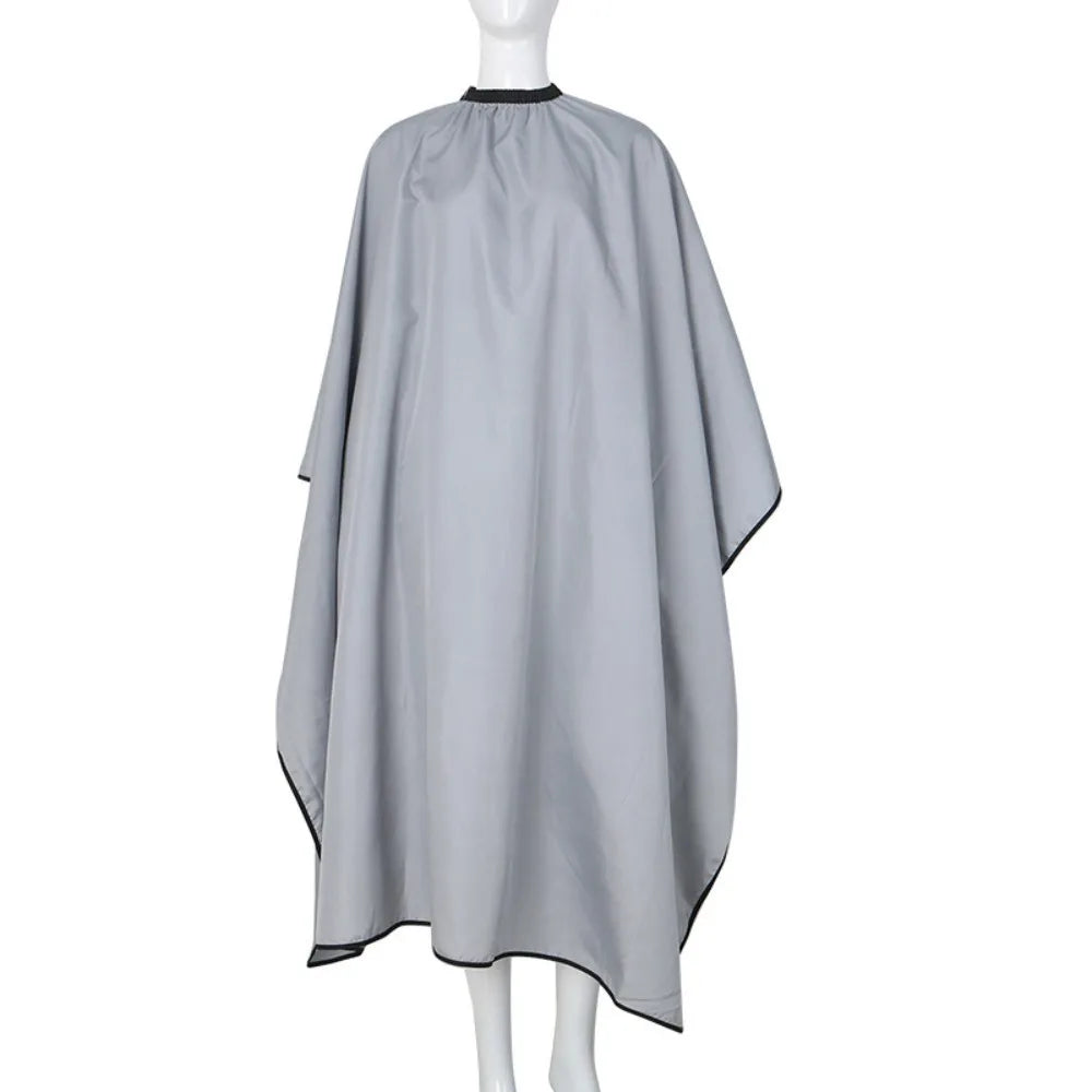 Waterproof Barber Cape Salon Haircut Apron – Polyester Pongee Salon Barber Cape Richie's Grey
