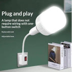 E27 Lamp Holder Socket with Switch – LED Bulb Base Lamp Holder Socket Richie's