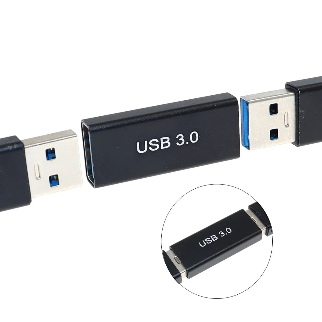 USB 3.0 Female to Female Adapter | Type-A AF Coupler Extender USB Adapter Richie's