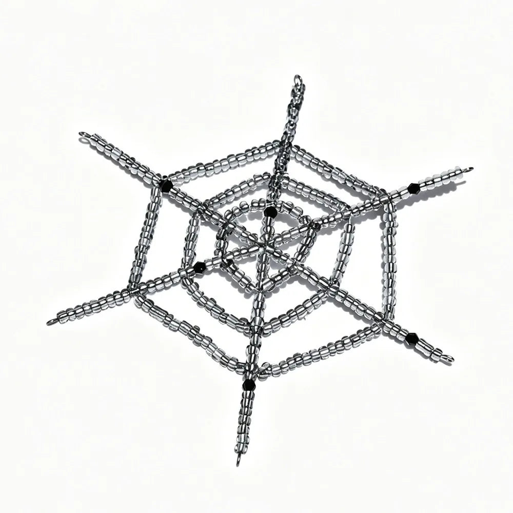 Beaded Spider Hanging Ornament – Crystal Faceted Halloween Décor Halloween Hanging Ornament Richie's Style2