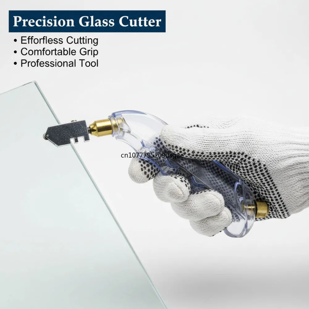 TOTNEND Oil-Fed Glass Cutter – Cuts Glass & Tile 3–15mm Glass Cutting Tool Richie's