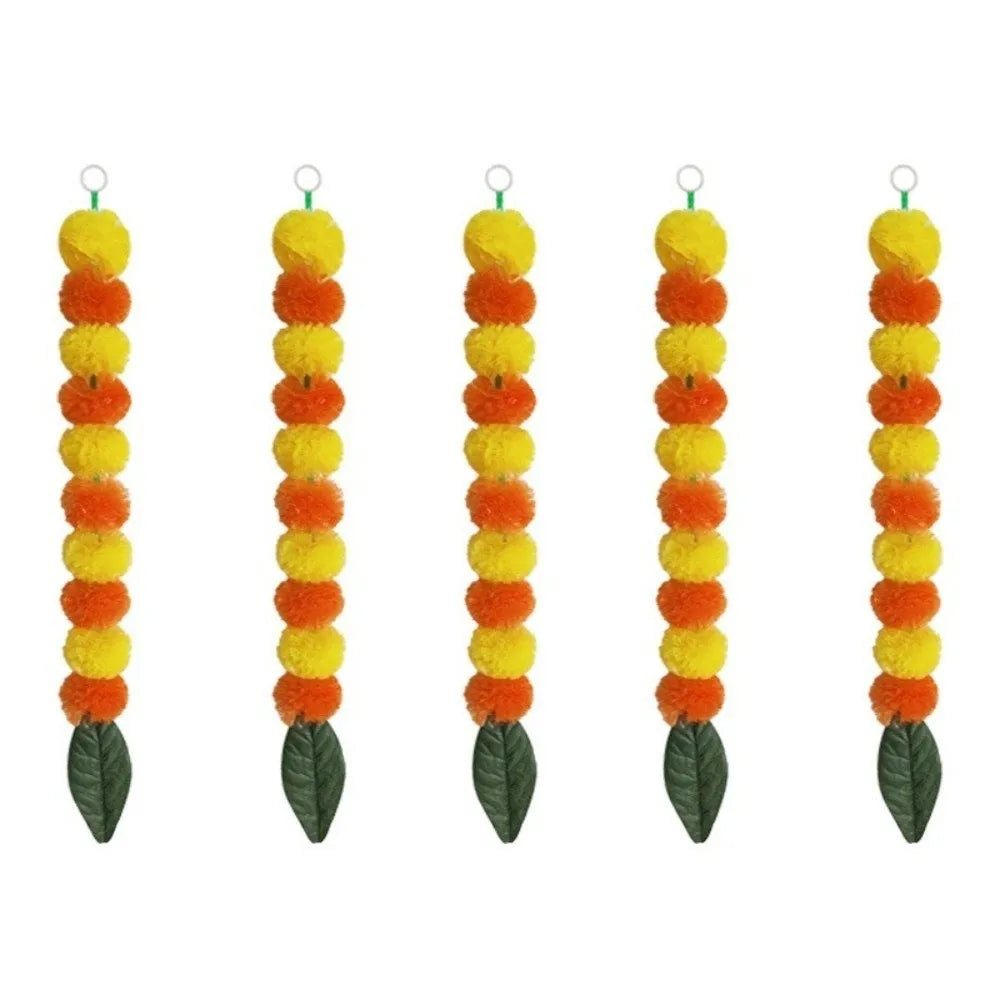 Artificial Marigold Garland – Diwali, Wedding & Festival Decor Artificial Flower Garland Richie's