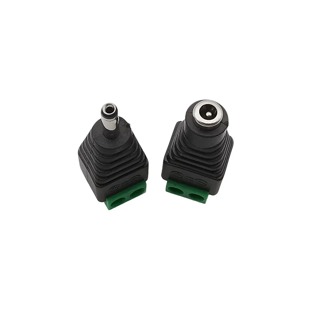 DC 3.5x1.35mm Power Connectors Male Female Screw Terminal Adapter 10pc DC Power Connector Richie's